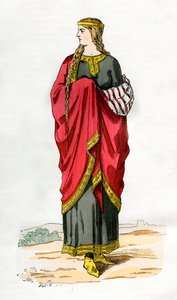 Jeune femme de la fin de la dynastie carolingienne, vers 990 1882-1884 - Unbekannt
