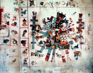 Forme zoomorphe du Codex Borgianus, Mixtec, Mexique précolombien, vers 1400 - Unbekannt