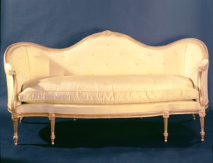 Canapé style Adam, vers 1780 (bois doré) - Unbekannt Unbekannt