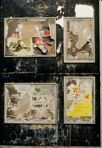 Panneaux publicitaires, Camden Town, 1967