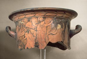 Cratère à figures noires, IVe siècle av. J.-C. (fragment) - Unbekannt Unbekannt