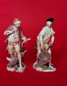 Figurines de pêcheurs ivres de Chelsea d