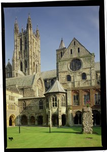 Vue extérieure de la cathédrale de Canterbury, Kent - Unbekannt Unbekannt