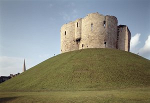 Vue extérieure de Cliffords Tower, York, North Yorkshire - Unbekannt Unbekannt