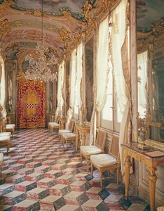 Galerie des Miroirs avec fresques de Lorenzo de Ferrari, Palazzo Spinola, Gênes, Italie - Unbekannt Unbekannt