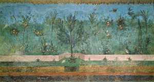 Peintures de jardin de la soi-disant Villa de Livia, Primaporta, Rome, c.20 avant J.-C. - Unbekannt Unbekannt
