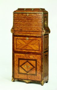 Secrétaire cartonnier Louis XV plaqué, c.1740