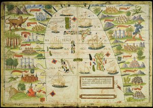 Carte de la mer de Chine, d