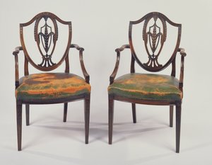 Paire de chaises de salle à manger en bois de rose George III, d