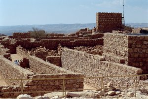 Vestiges du palais forteresse, construit par Hérode le Grand, vers 37-31 av. J.-C.