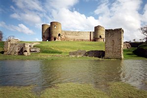Château de Rhuddlan, Vue extérieure, École anglaise, (13ème siècle), Nord du Pays de Galles, Royaume-Uni - Unbekannt Unbekannt