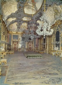 Salon du Palazzo Gangi, Palerme, construit vers 1650 - Unbekannt Unbekannt