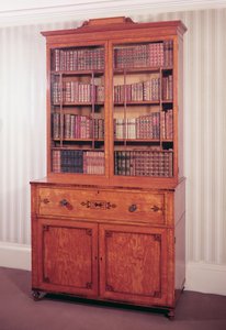 Secrétaire bibliothèque, style Hepplewhite, vers 1788