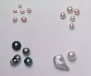 Sélection de perles de culture de formes différentes