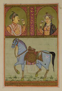 Shah Jahan (1592-1666) et Muntaz Mahal, sa femme (d.1629), Mughal - Unbekannt Unbekannt