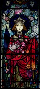 Sainte Élisabeth de Hongrie, par Harry Clarke de Dublin (1889-1931) - Unbekannt Unbekannt
