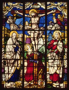 La Crucifixion, vitrail, probablement de l