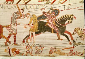 Les Normands tuent les hommes de Harold, Tapisserie de Bayeux - Unbekannt Unbekannt