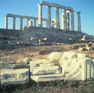 Le temple de Poséidon, vers 430 av. J.-C.