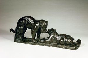 Deux jaguars par Rembrandt Bugatti - Unbekannt Unbekannt