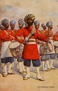 45e Sikhs de Rattray, armée coloniale britannique - Unbekannter Künstler