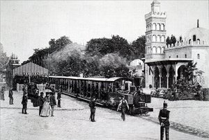 Une locomotive Decauville. - Unbekannt