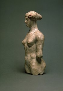 Une poupée nue, grecque, attique, vers 5e siècle av. J.-C. (terre cuite) - Unbekannt
