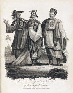Un prince, une princesse et un mandarin des Chinois aborigènes - Unbekannt