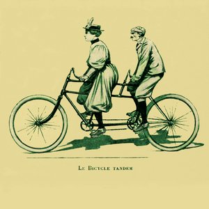 Un vélo tandem - Unbekannter Künstler