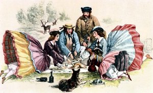 Un pique-nique victorien - Unbekannter Künstler