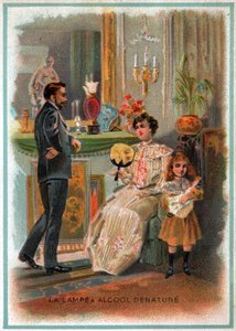 Un salon bourgeois. Un salon de classe moyenne.