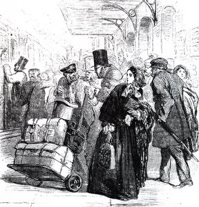 Un état chaotique de la gare de Birmingham - Unbekannter Künstler