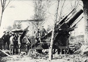 Un grand obusier britannique Première Guerre mondiale - Unbekannter Künstler