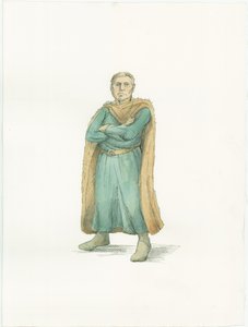 Une illustration de reconstitution montrant le duc Guillaume de Normandie vers 1066