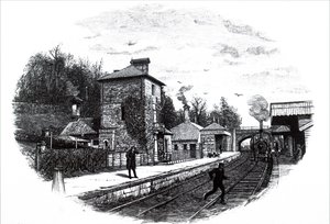 Vue de la gare de North Staffordshire - Unbekannt