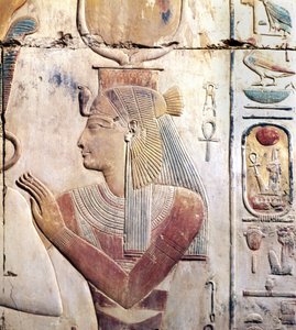Abydos en Égypte : Temple osiriaque de Sethi (Seti) I, La Déesse ISIS - Leopold Blonder