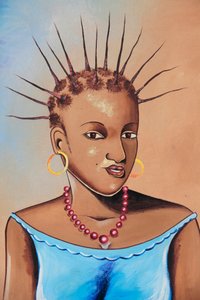 Peinture africaine, Ouidah, Bénin - Unbekannt