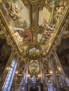 Allégorie du Feu et de la Terre sur la voûte (détail)