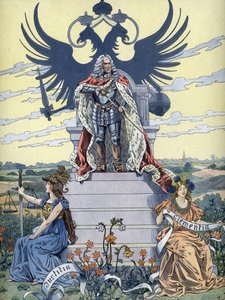 Allégorie de « Gott erhalte Franz den Kaiser » (Dieu sauve l