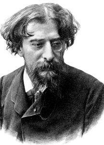 Alphonse Daudet (1840-1897) romancier français vers 1892 (gravure) - Unbekannter Künstler
