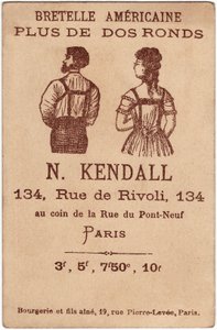 Épaule américaine plus dos rond, publicité pour le Kendall - Unbekannter Künstler