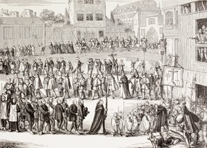 Un Auto-da-fé, ou Acte de Foi, procession en Espagne, d