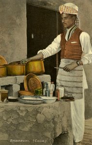 Un cuisinier indien - Unbekannter Künstler