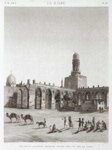 Une ancienne mosquée près de Bab el-Nasr, Le Caire, Égypte, vers 1798 - Unbekannt