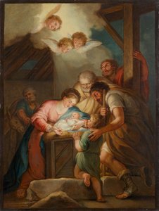 Adoration des bergers - Unbekannter Künstler