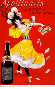 Eau de table Apollinaris - publicité du début du XXe siècle - Unbekannter Künstler