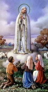 Apparition de la Vierge Marie à 3 petits bergers à Fatima, Portugal (1917), vers 1920-30 (carte postale) - Unbekannter Künstler