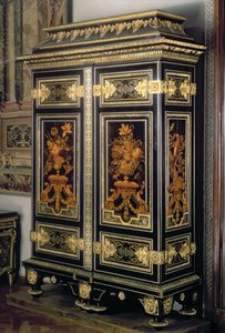 Armoire, avec décoration en marqueterie, par André Charles Boulle (1642-1732), Paris, fin 17e siècle