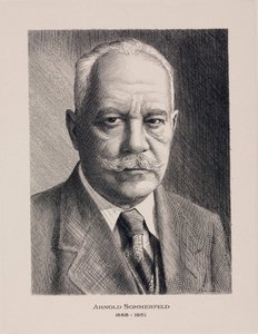 Arnold Sommerfeld, physicien allemand, vers 1930