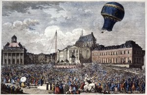 Ascension du ballon à air chaud "Martial" - Unbekannter Künstler